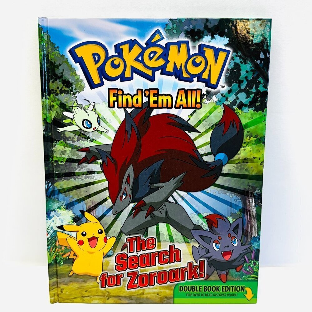 Pokémon Find 'Em All! The Search For Zoroark! Hardcover VERY GOOD